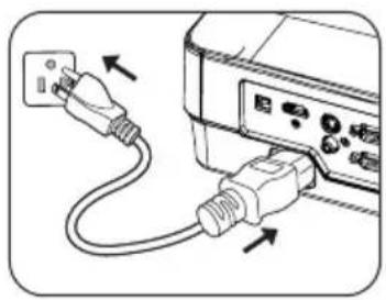 BENQ MW712 - Starting up the projector - 2
