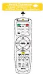 BENQ MX750 - Operating the LASER pointer - 1