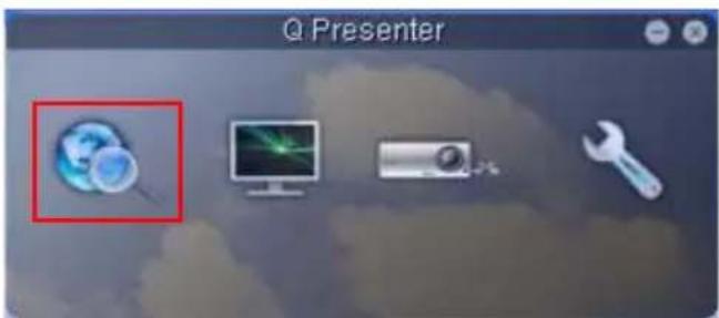 BENQ MX750 - Be sure to turn off other virtual network control programs before using Q Presenter. - 1
