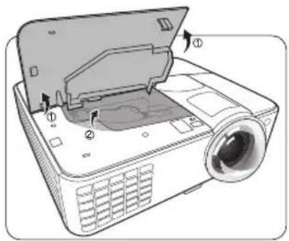BENQ MX816ST - Replacing the lamp - 3