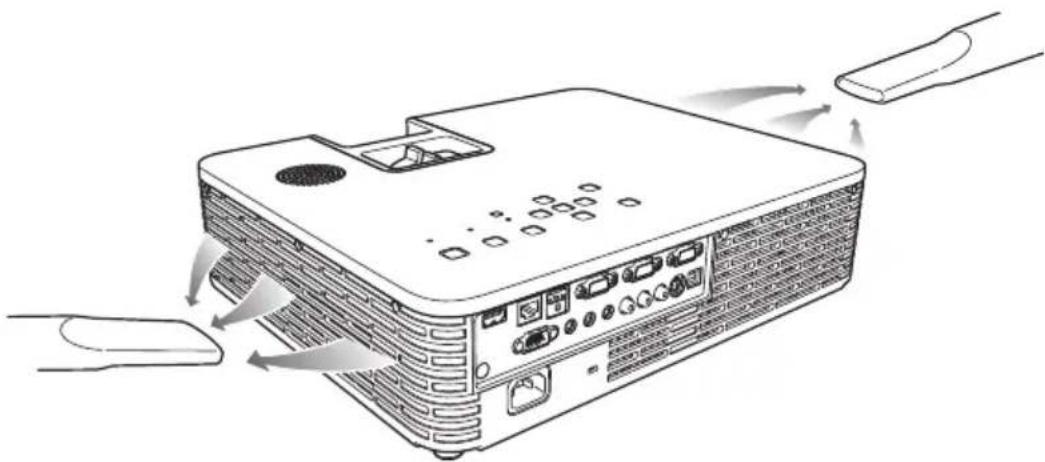 CASIO XJ-H2650 - Nettoyage des évents - 1