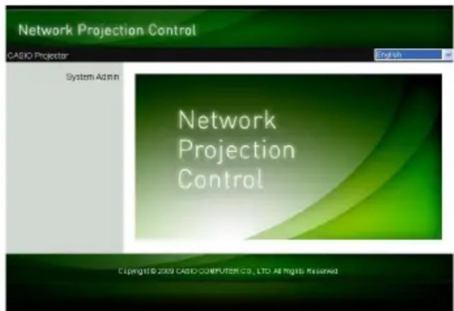 Network Projection Control CASIO Projector System Admin Network Projection Control English Copyright© 2009 CASIO COMPUTER CO., LTD. All Rights Reserved