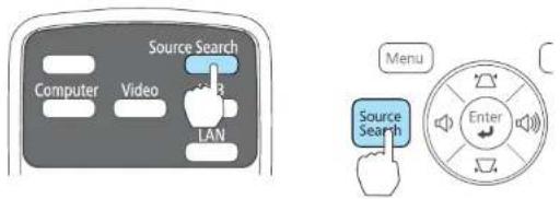 EPSON EB-S12 - Automatically Detect Input Signals and Change the Projected Image (Source Search) - 1