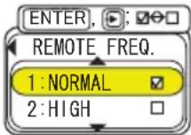 HITACHI CP-RX70WF - OPTION Menu (continued) - 2