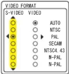 HITACHI CP-RX70WF - INPUT Menu (continued) - 1