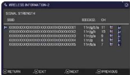 HITACHI CP-X4015WNEF - NETWORK menu - 4