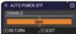 HITACHI CP-X4015WNEF - OPTION menu - 3