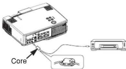 HITACHI CPX320W - CAUTION - 1