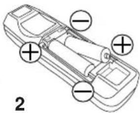 HITACHI CPX320W - Loading the Battery - 2