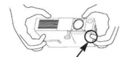 HITACHI CPX320W - Angle Adjustment - 2