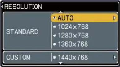 HITACHI ED-A100 - INPUT Menu (continued) - 1
