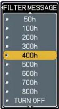 HITACHI ED-A100 - OPTION Menu (continued) - 4