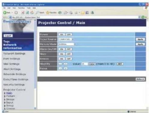 HITACHI ED-A100 - Projector Control - 1