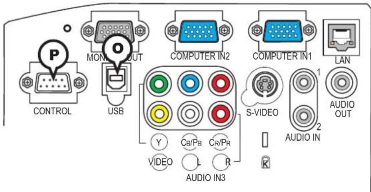 HITACHI ED-A100 - ①AUDIO IN1, ②AUDIO IN2 - 1