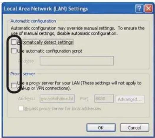 HITACHI ED-A100 - Manual network connection setting (continued) - 1