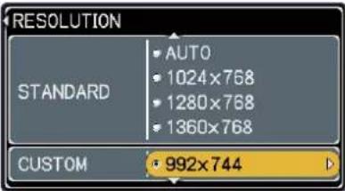 HITACHI ED-A100 - INPUT Menu (continued) - 3