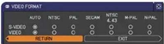 HITACHI ED-A220NMEF - INPUT menu - 2