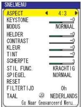 HITACHI ED-X8250 - Bij het geavanceerd MENU - 2