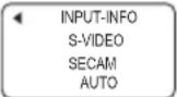 HITACHI ED-X8250 - Menu INPUT (vervolg) - 2