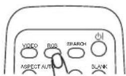 HITACHI ED-X8250 - Selectie van een input-signaal - 2