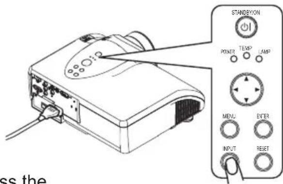 HITACHI PJ-TX300E - Selecting an input signal - 2