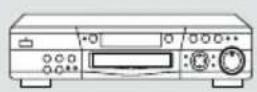 HITACHI PJ-TX300E - With a VCR/DVD player - 2