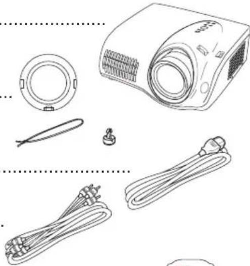 HITACHI PJ-TX300E - About contents of package - 1