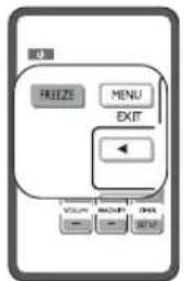 MITSUBISHI EW331U-ST - Freezing the image - 2