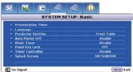MITSUBISHI EW331U-ST - Using the menus - 3