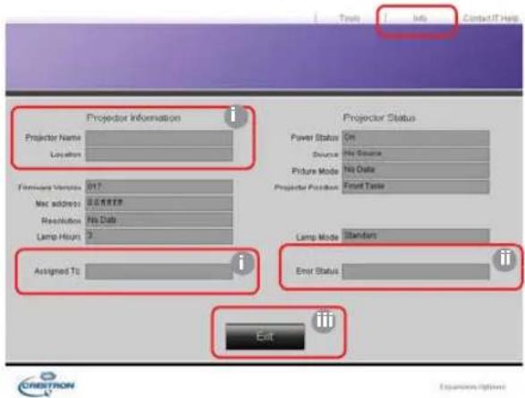 MITSUBISHI EW331U-ST - Controlling the projector remotely through a web browser (e-Control™) - 7