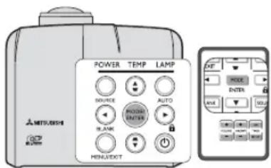 MITSUBISHI EW331U-ST - Selecting a picture mode - 1