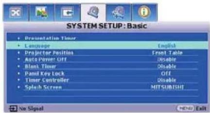 MITSUBISHI EW331U-ST - Using the menus - 5