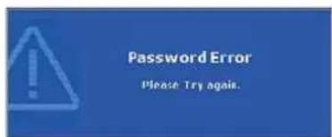 MITSUBISHI EW331U-ST - If you forget the password - 1