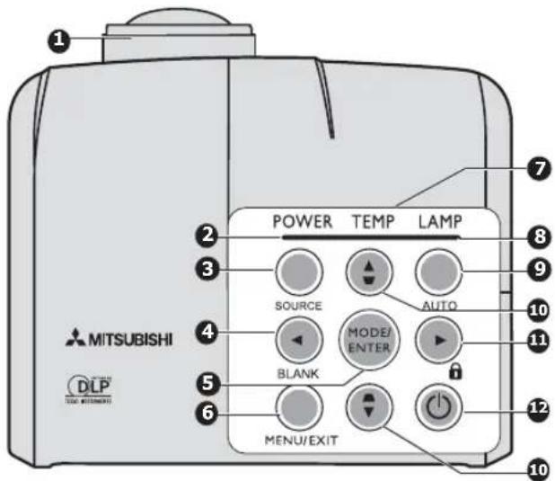 MITSUBISHI EW331U-ST - Projector - 1