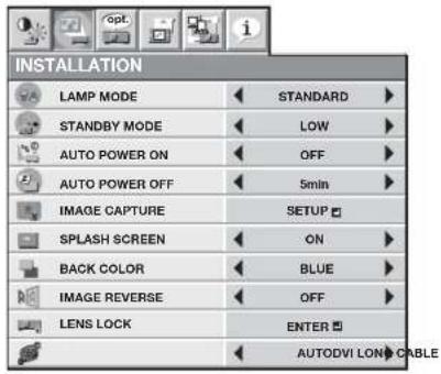 MITSUBISHI WL7200U - Setting the aspect ratio - 2
