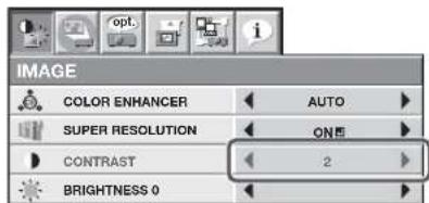 MITSUBISHI WL7200U - Press the MENU button. - 4