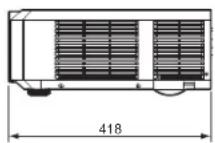 MITSUBISHI WL7200U - Dimension drawings (unit: mm) - 3