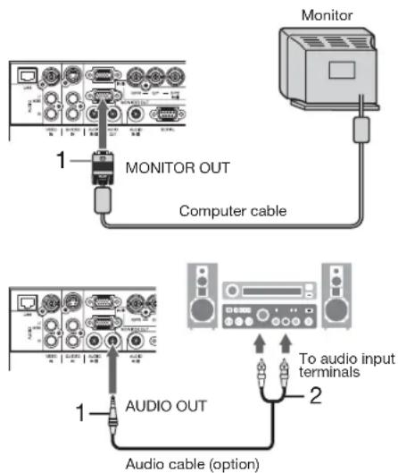 MITSUBISHI WL7200U - For audio connection: - 1