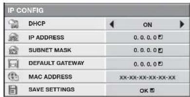 MITSUBISHI WL7200U - IP Settings - 2