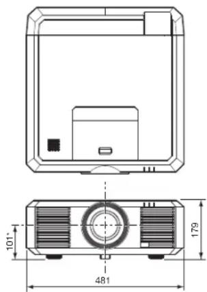 MITSUBISHI WL7200U - Dimension drawings (unit: mm) - 4