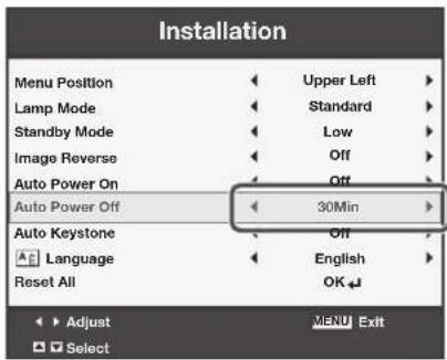 MITSUBISHI XD550U - Press the MENU button. - 5