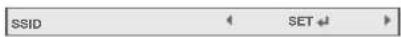 MITSUBISHI XD550U - SSID setting - 1