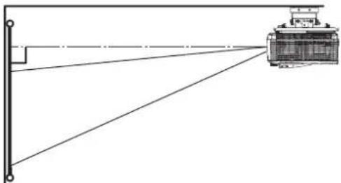MITSUBISHI XD550U - Front projection, ceiling mounting - 1