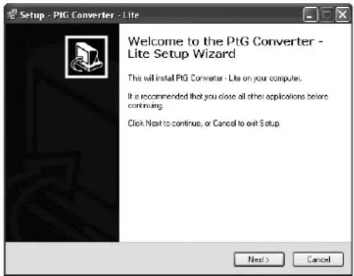 MITSUBISHI XD560U - Installing PtG Converter-Lite - 1