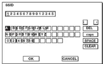MITSUBISHI XD560U - SSID setting - 2