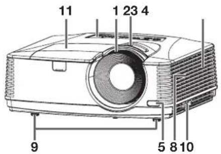 MITSUBISHI XD560U - When removing the lamp from the ceiling-mounted projector - 1