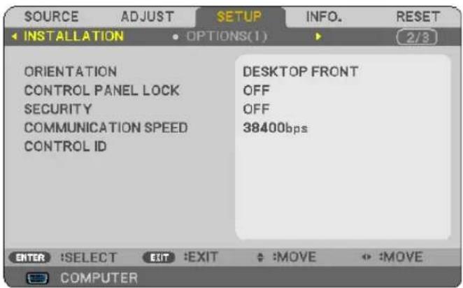 NEC V260W - [INSTALLATION] - 1