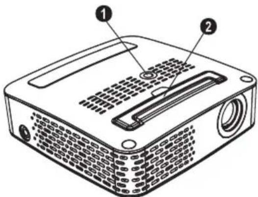 PHILIPS PicoPix PPX1230 - Κάτω μέρος της συσκευής - 1