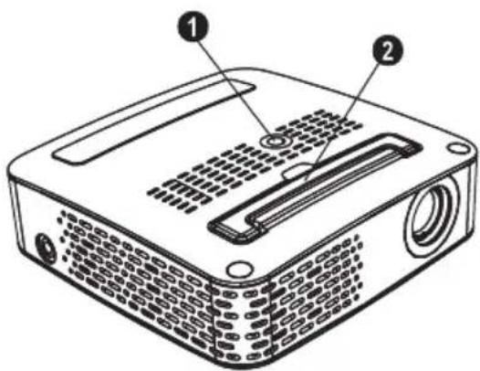 PHILIPS PicoPix PPX1430 - Κάτω μέρος της συσκευής - 1
