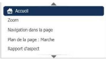 SAMSUNG SP-H03 - Menu Paramètres d'affichage des documents - 1
